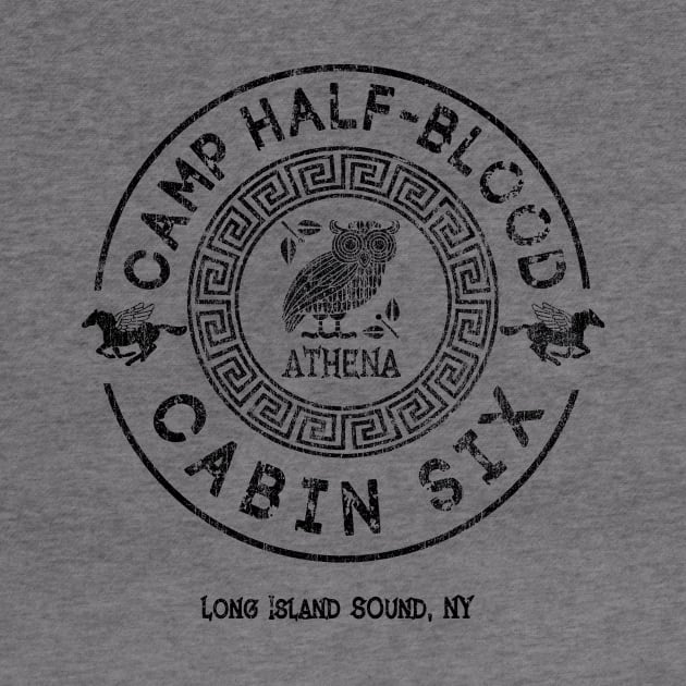 Camp Half Blood Athena - Vintage Style by Cave Clan